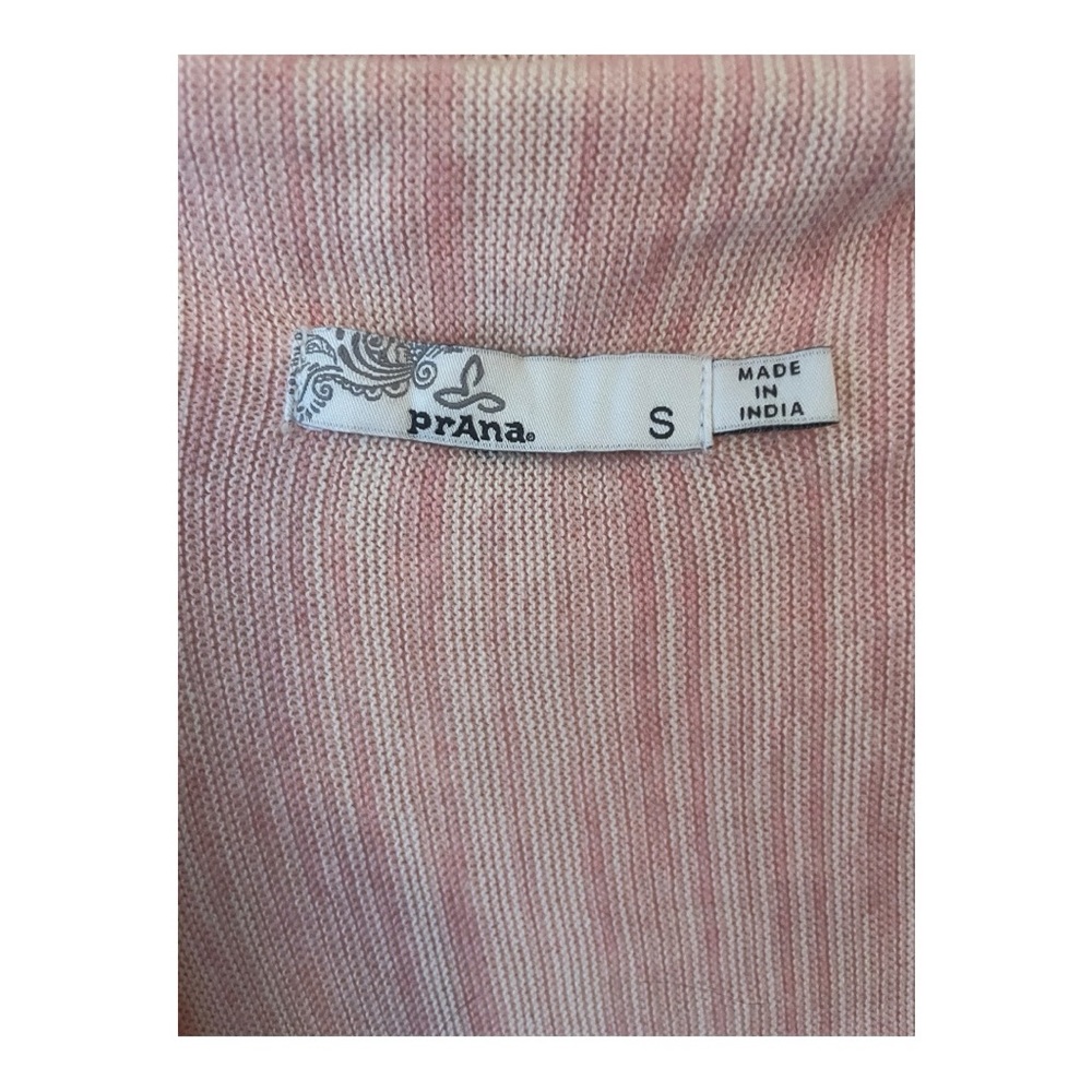 Prana Pink Bubblegum Blush Loveland Wrap Cardigan Sweater Size Smallll - Picture 11 of 11